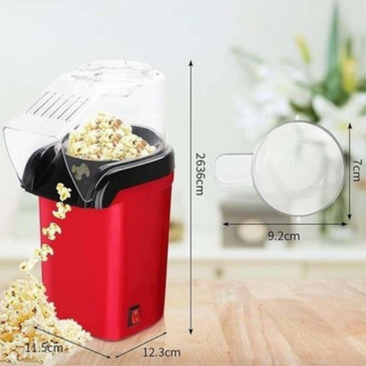 BUFFER®  Yağsız,Sağlıklı,Pratik Mısır Patlatma Makinesi