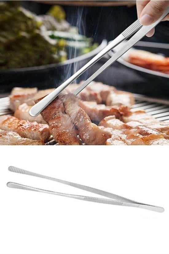 GENEL®  Yiyecek Servis Maşası Air Fryer  Master Chef Şef Cımbızı Et Kızartma Barbekü Aleti 30 Cm