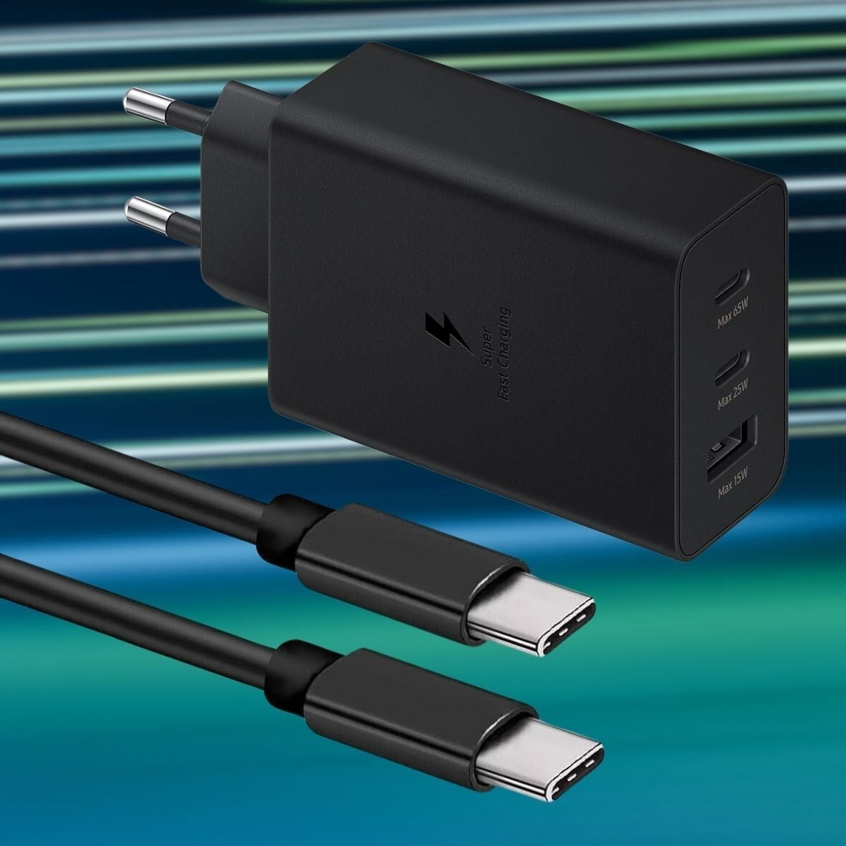 GENEL® 65W Hızlı Şarj Edebilen TYPE C uçlu Şarj Aleti