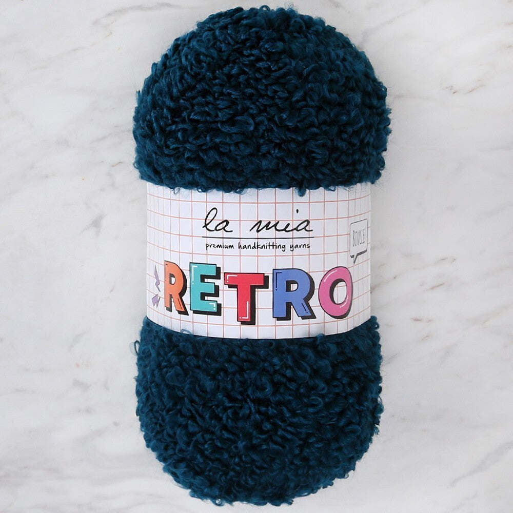 La Mia RETRO Petrol Mavisi El Örgü İpi - LM5206 - UcuzaGeliyor