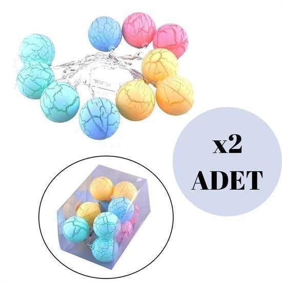 GENEL® Dekoratif Minik 10 Toplu Ledli  Dekoratif Dolama Renkli Led