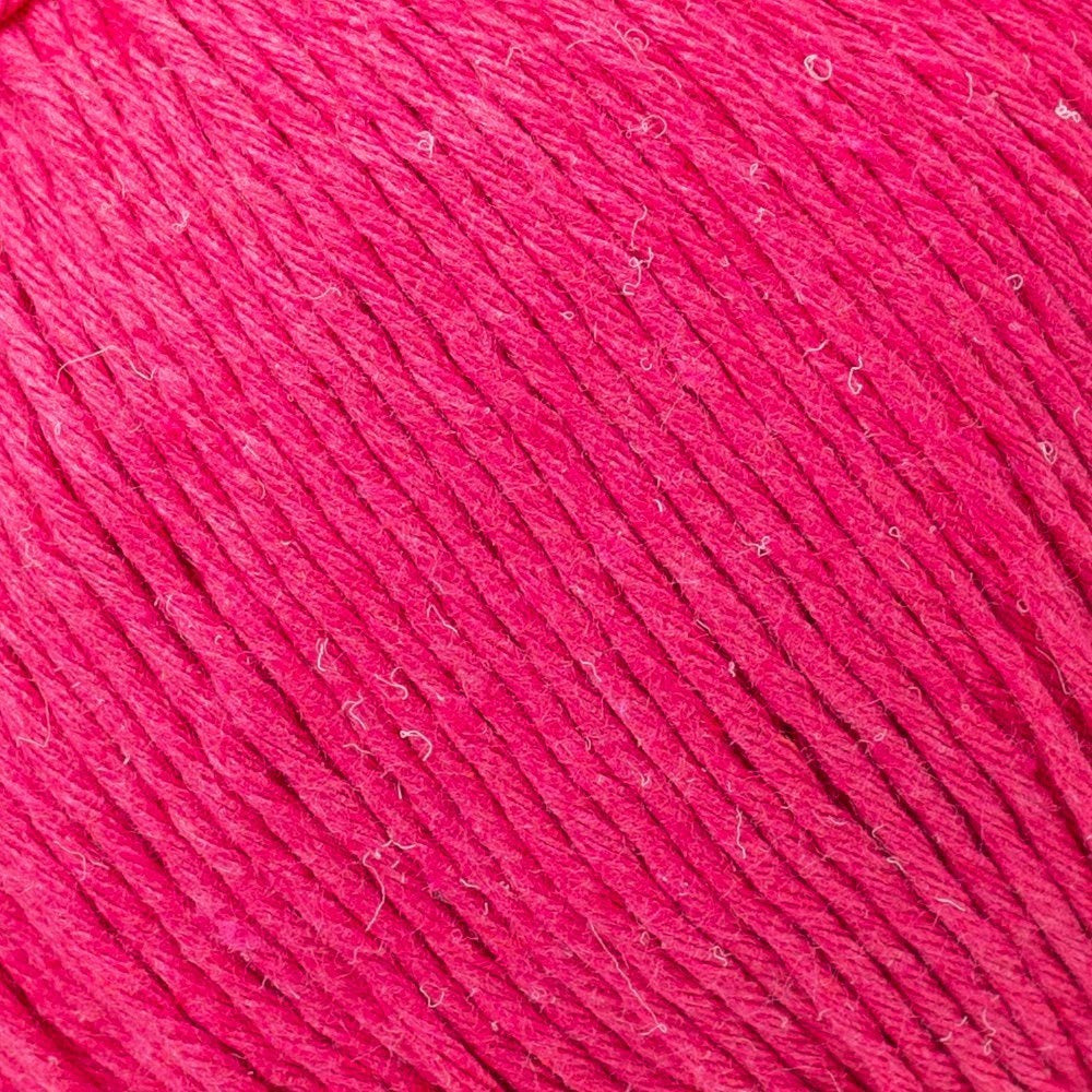 Loren Natural Cotton Fuşya El Örgü İpi - R095 - 33909 - UcuzaGeliyor