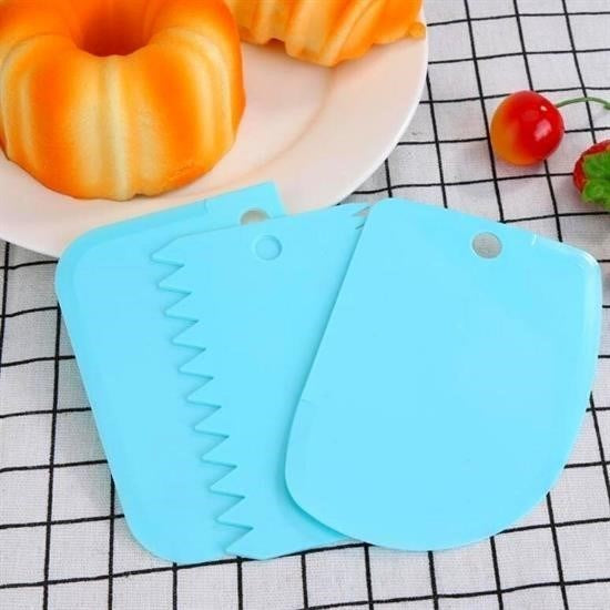 GENEL® Pasta Hamur Şekillendirici Spatula Kesici Kazıyıcı Dekoratör Set