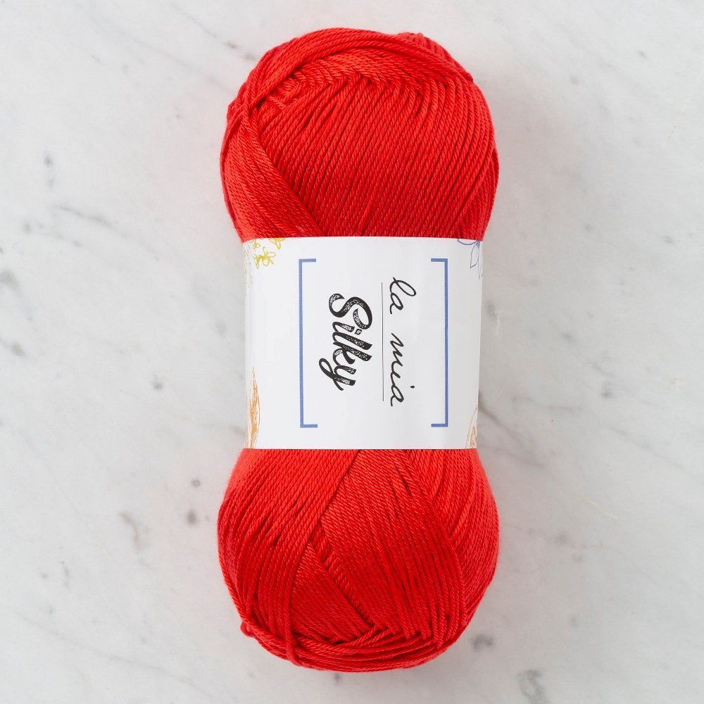 La Mia Silky Kırmızı El Örgü İpi - L004 - 33676 - UcuzaGeliyor