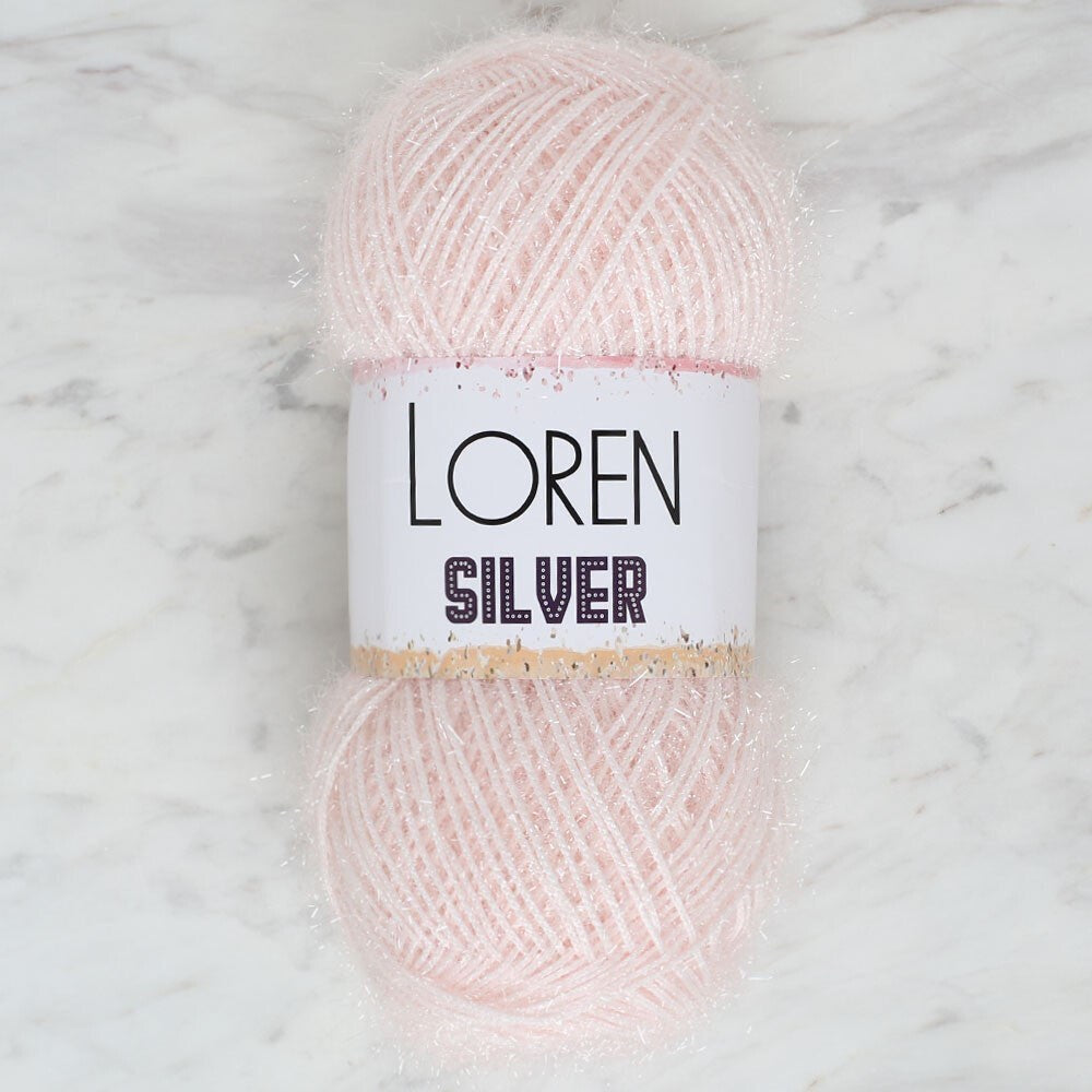 Loren Silver Toz Pembe El Örgü İpi - RS0062 - 34072 - UcuzaGeliyor