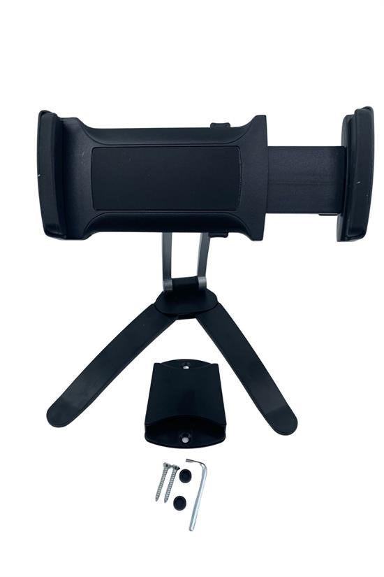 BUFFER® 360 Derece Dönebilen Mutfak Masaüstü Telefon Tablet Tutucu Ayarlanabilir Esnek Ayaklı Metal