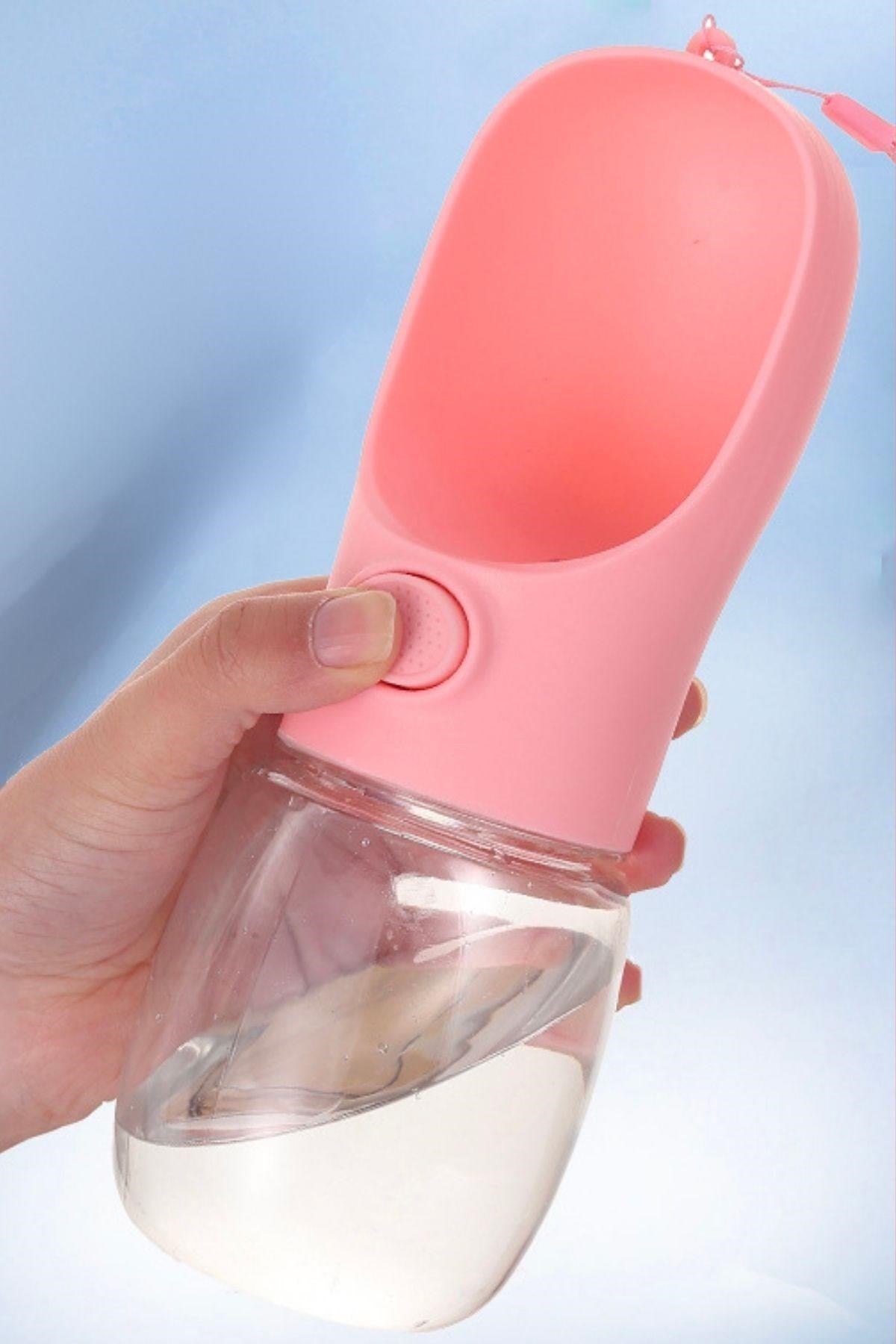 BUFFER® 450 ml Taşınabilir Butonlu Evcil Hayvan Suluğu