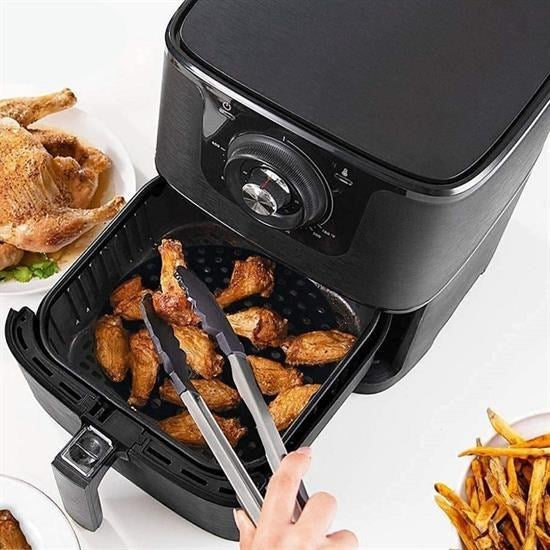 GENEL® Renkli Isıya Dayanıklı Yıkanılabilir Silikon Fırın Ve Airfryer Yuvarlak Pişirme Matı 23 Cm