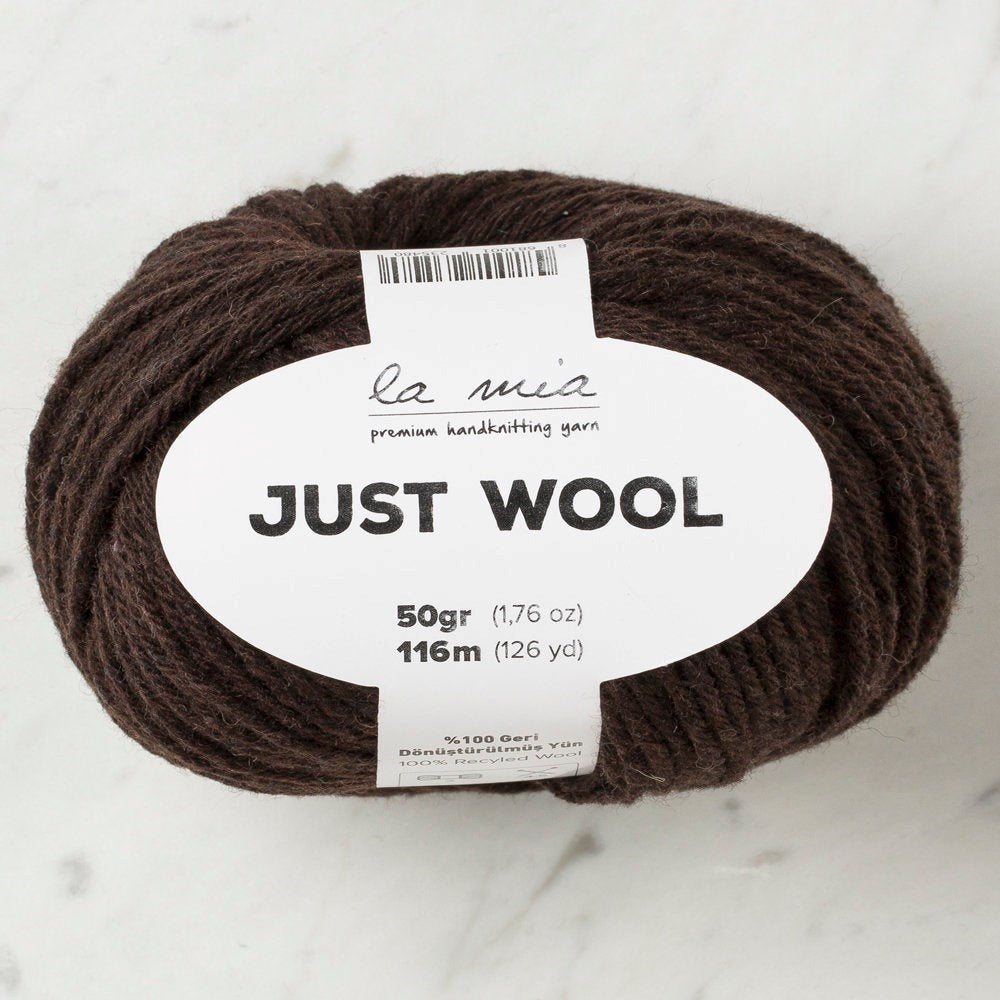 La Mia Just Wool Koyu Kahve El Örgü İpi - LT006 - 33838 - UcuzaGeliyor