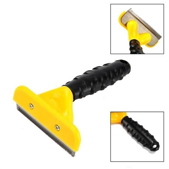 GENEL® Fubminator Kedi Köpek Tüy Toplama Tarağı  Kaşıma Aparatı 4,5 Cm