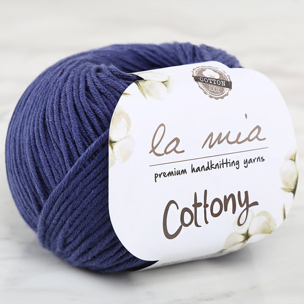 La Mia Cottony Lacivert El Örgü İpi - L038 - UcuzaGeliyor
