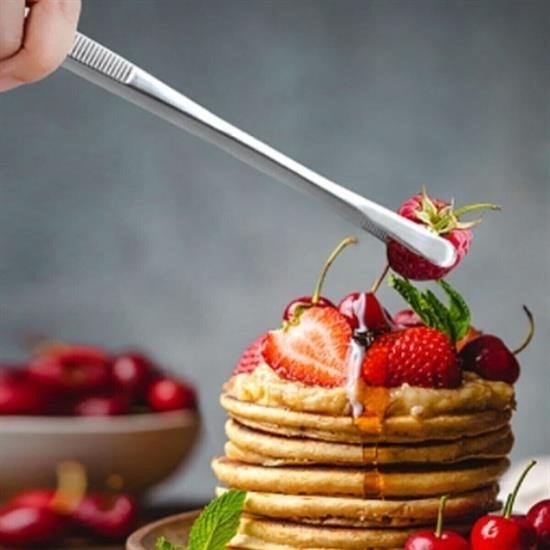 GENEL®  Yiyecek Servis Maşası Air Fryer  Master Chef Şef Cımbızı Et Kızartma Barbekü Aleti 30 Cm