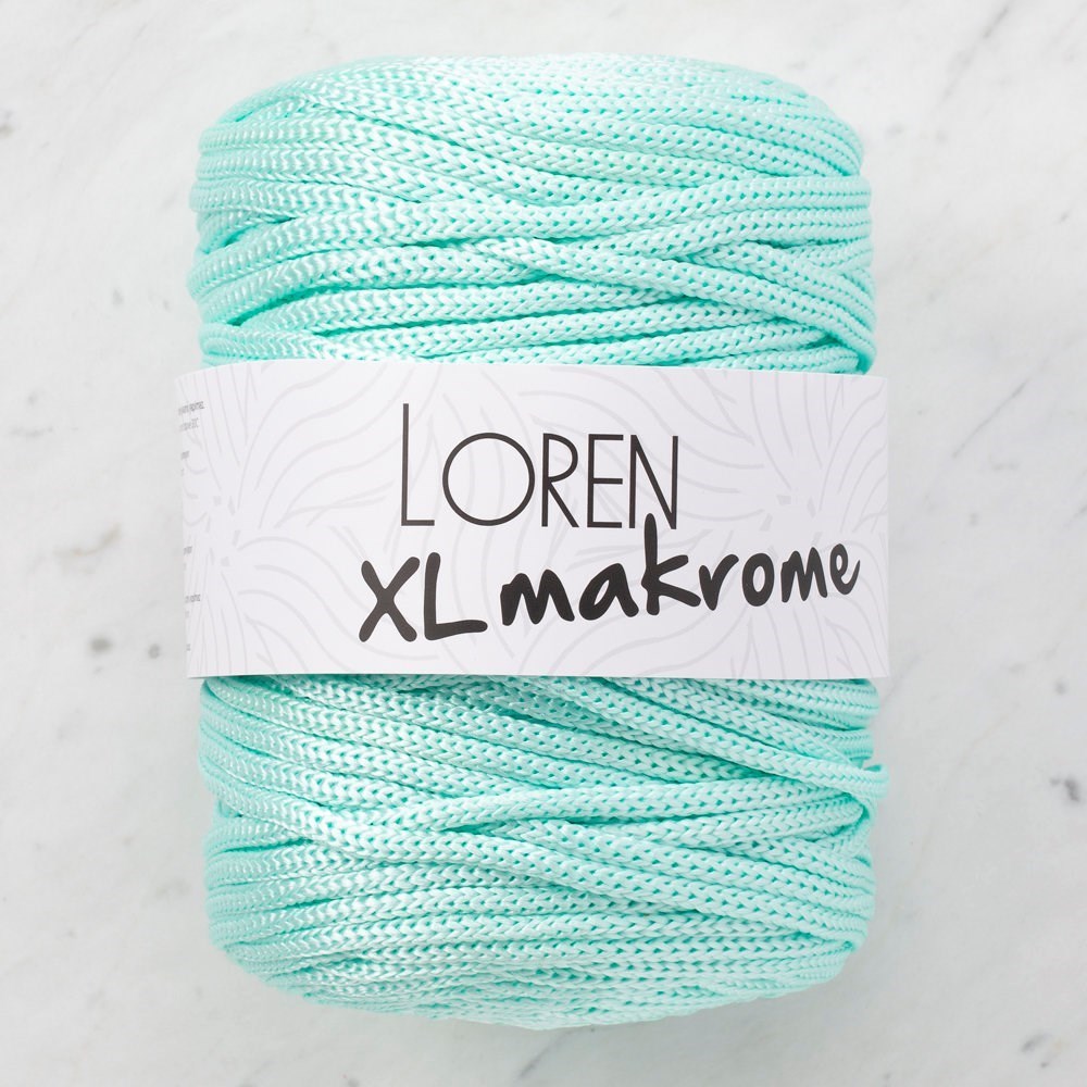Loren XL Makrome Mint Yeşili El Örgü İpi - R058 - 33708 - UcuzaGeliyor