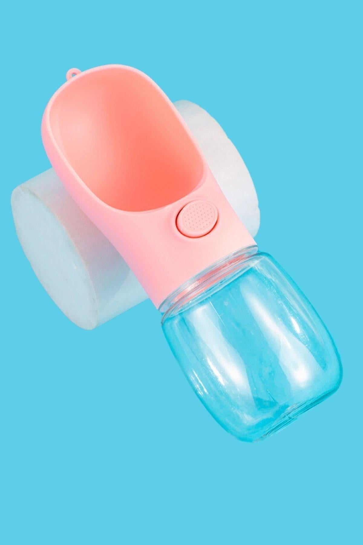 BUFFER® 450 ml Taşınabilir Butonlu Evcil Hayvan Suluğu