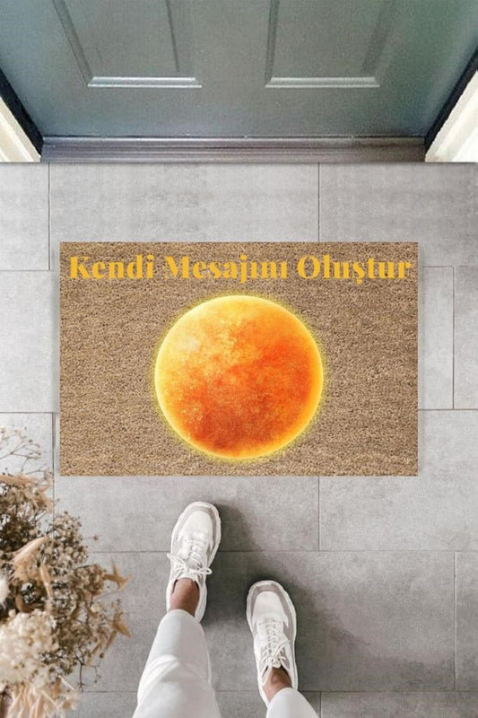 Dijital Baskı Kişiye Özel İç Kapı Dekorasyon Paspas  PS11220 - UcuzaGeliyor