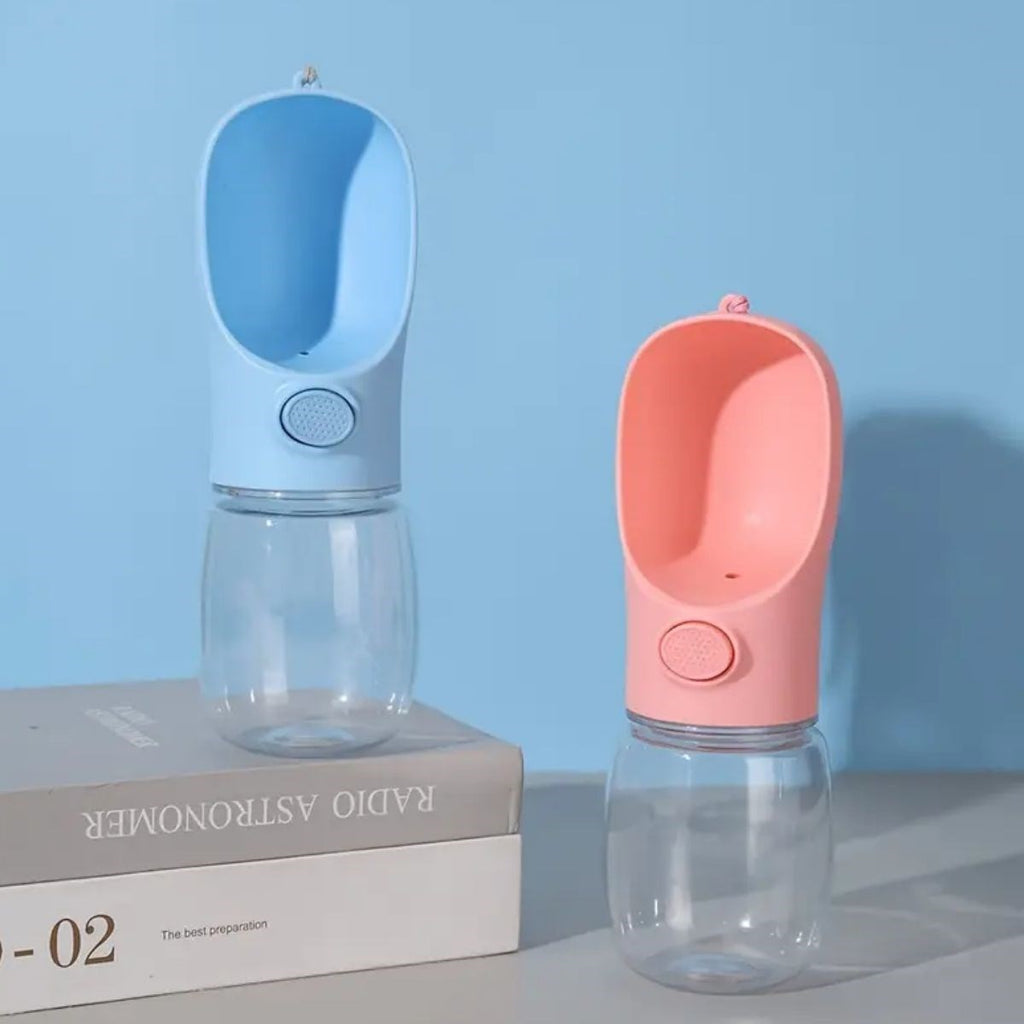 GENEL® Taşınabilir Butonlu 350 ml Evcil Hayvan Suluğu