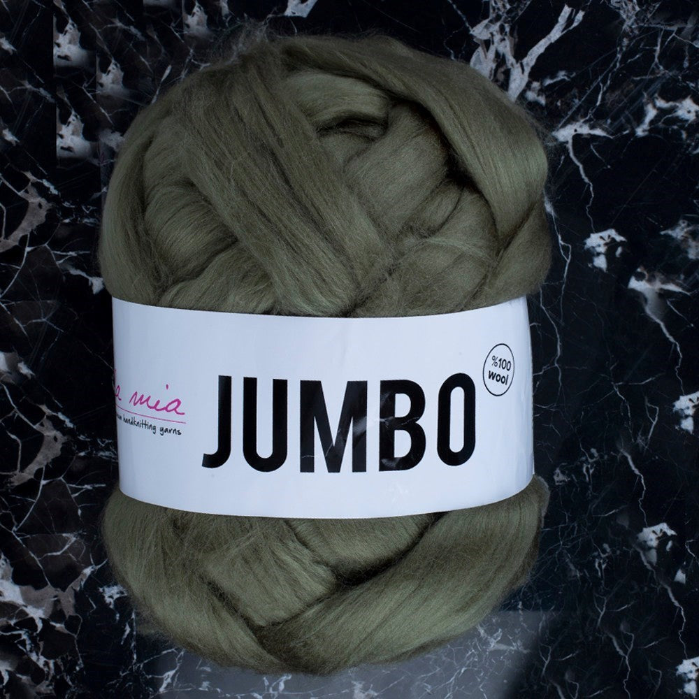 La Mia Jumbo Yeşil Dev Yün El Örgü İpi - J3 - UcuzaGeliyor