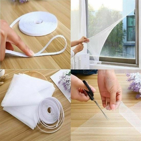 GENEL® Tüm Cam Pencere Kapılara Uyumlu Çift Kanat Pencere Sinekliği