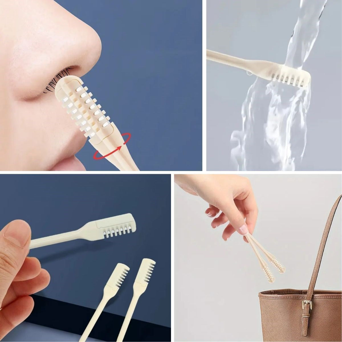 BUFFER® 2'Si Bir Arada 2 Parça Kutulu Burun Kıl Alma ve Kulak Temizleme Aparatı