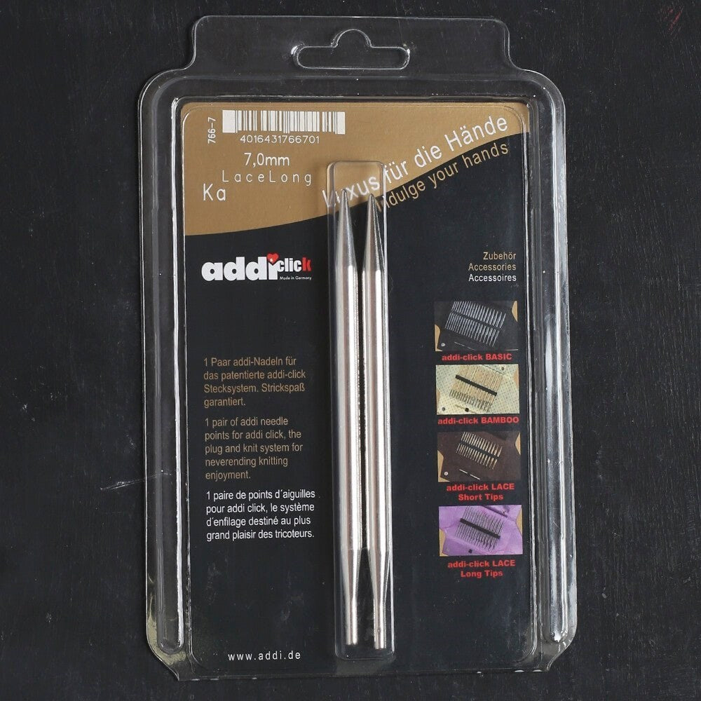 Addi Click Lace 7 Mm Değiştirilebilir Uzun Uçlu Da - UcuzaGeliyor