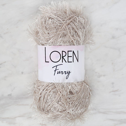 Loren Furry Açık Bej El Örgü İpi - RF050 - UcuzaGeliyor