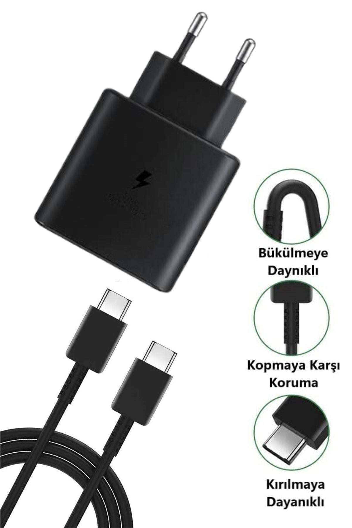 GENEL® 65W Hızlı Şarj Edebilen TYPE C uçlu Şarj Aleti