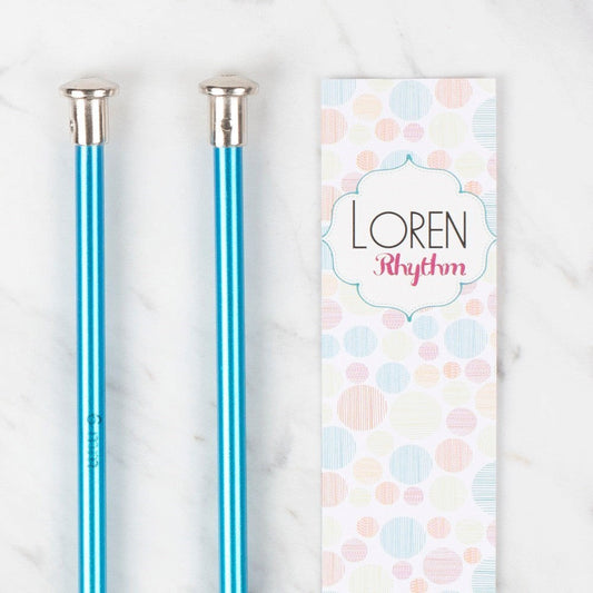 Loren Rythm 6mm Mavi Renkli Metal Örgü Şişi - UcuzaGeliyor