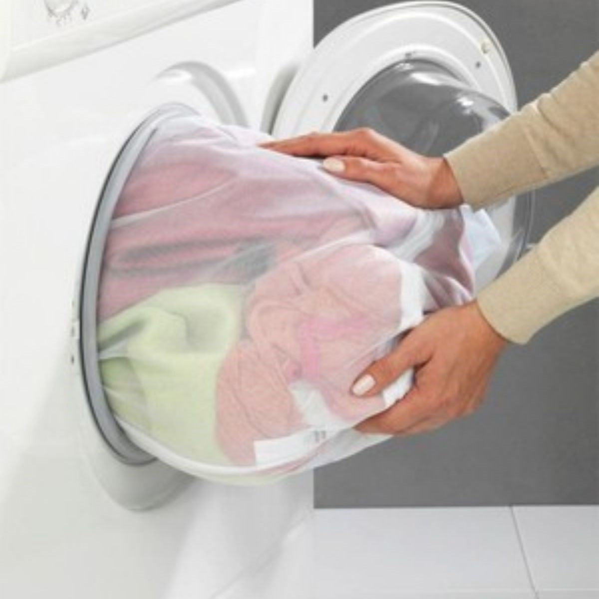 BUFFER® Büyük Boy File Çamaşır Torbası 80x100 cm | Hassas Yıkama Filesi | Yorgan, Perde, Nevresim Yıkama Torbası