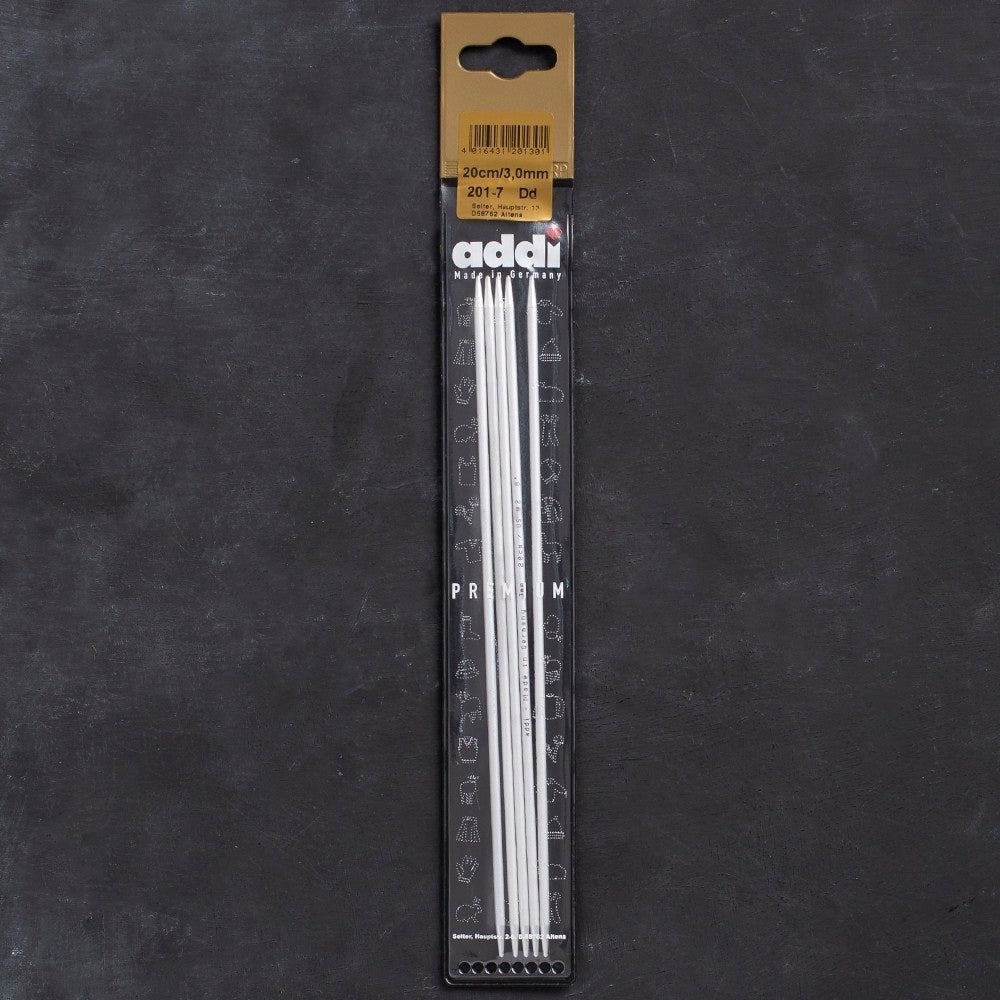 Addi 3mm 20cm 5 li Çorap Şişi 201-7 - UcuzaGeliyor