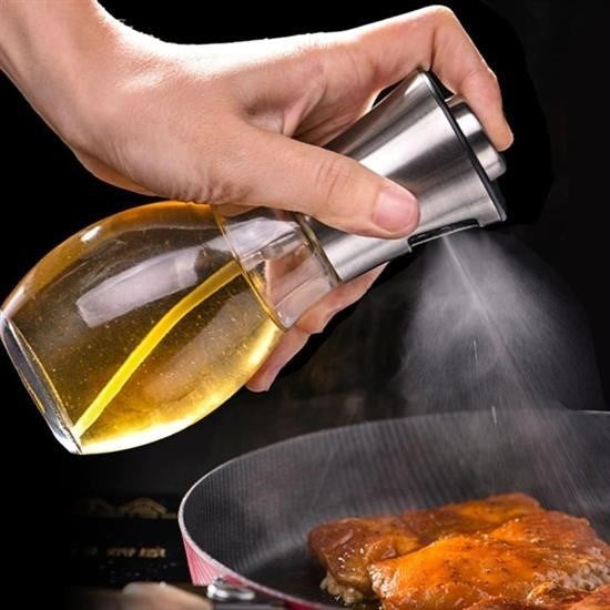 GENEL® Çok Amaçlı Spreyli Sızdırmaz Cam Şişe Yağdanlık Limon Sirke Sos Püskürtücü Dağıtıcı Sprey