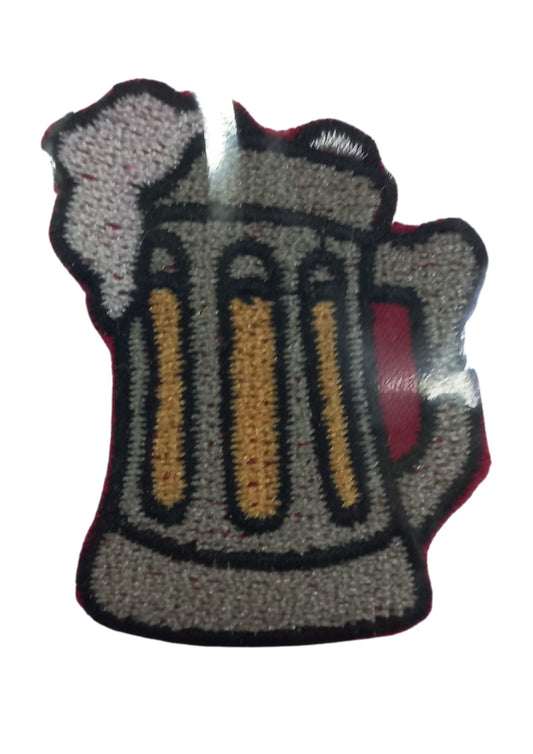 Aplike Ütü İle Yapışan Bira Bardağı Arma 3x3 cm - UcuzaGeliyor