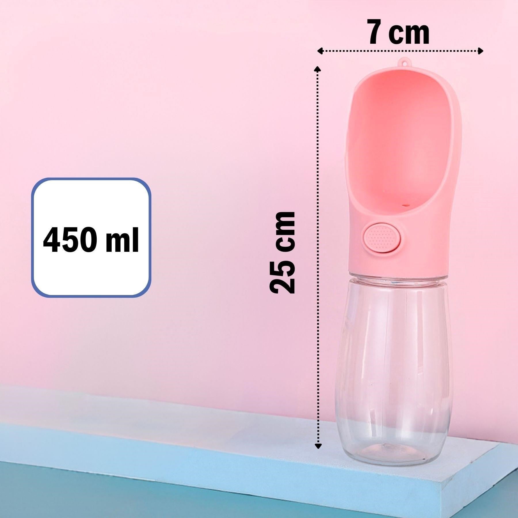 BUFFER® 450 ml Taşınabilir Butonlu Evcil Hayvan Suluğu