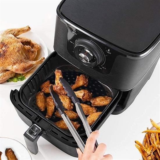 GENEL® Renkli Isıya Dayanıklı Yıkanılabilir Silikon Fırın Ve Airfryer Yuvarlak Pişirme Matı 20 Cm