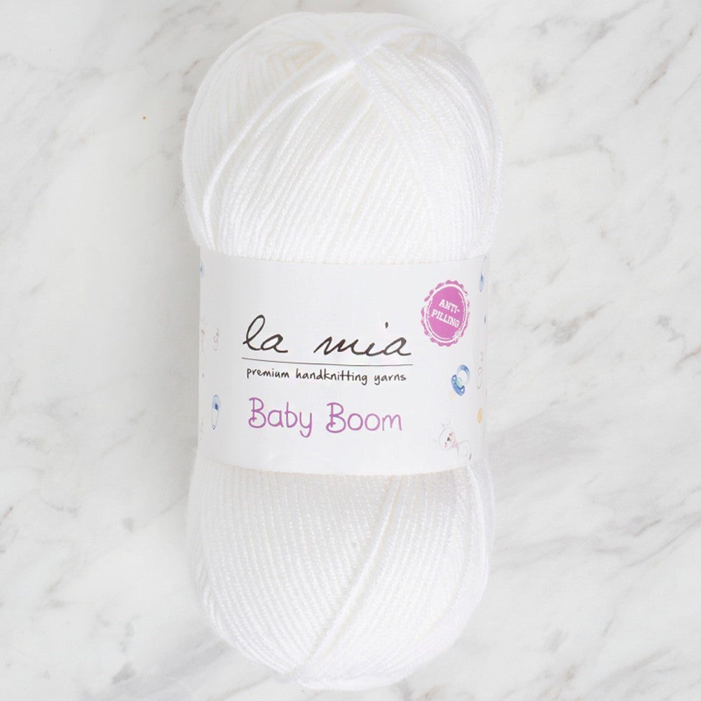 La Mia Baby Boom Beyaz El Örgü İpi - 10 - 34118 - UcuzaGeliyor