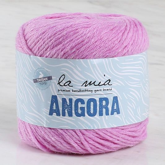 La Mia Angora 50gr Pembe El Örgü İpi - L107 - 33800 - UcuzaGeliyor