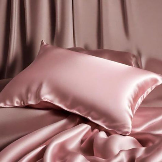 Antibakteriyel Terletmeyen İpek Saten Yastık Kılıfı 2'li 50x70 Pembe - UcuzaGeliyor