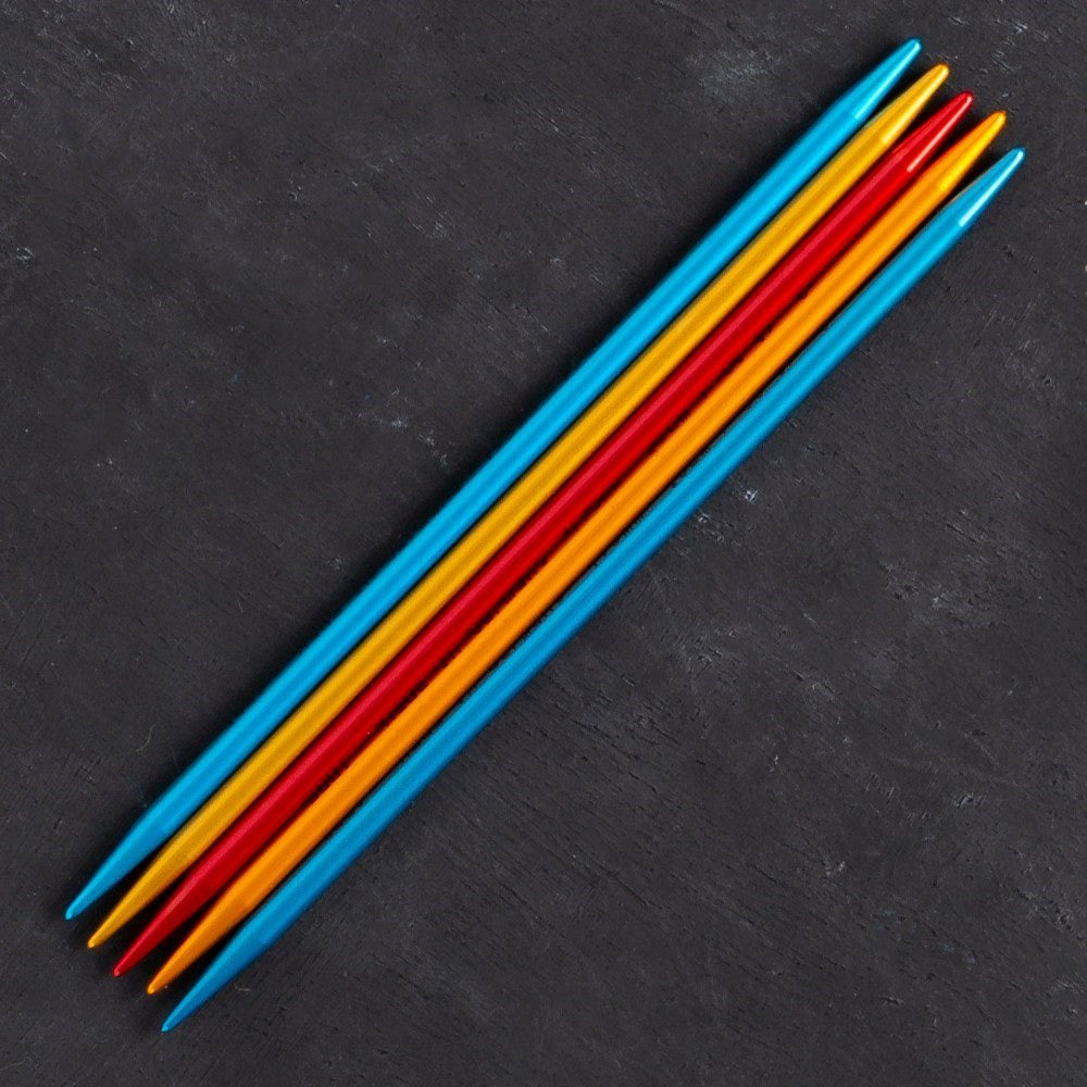 Addi Colibri 4,5mm 15cm Renkli Çorap Şişi - 204-7 - UcuzaGeliyor