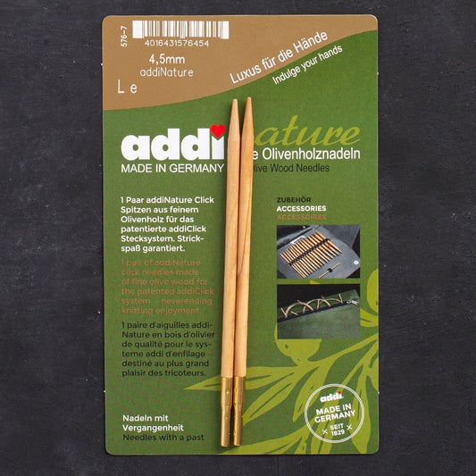 Addi Nature Olive Wood Click 4.5mm 13cm Misinalı Ş - UcuzaGeliyor