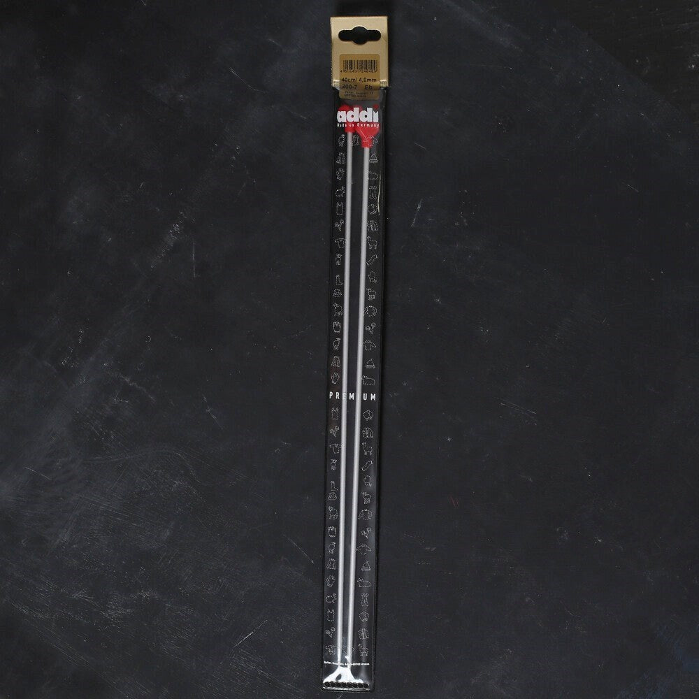 ADDI KALPLİ 4MM 40CM KLASİK ALÜMİNYUM ÖRGÜ ŞİŞİ - - UcuzaGeliyor