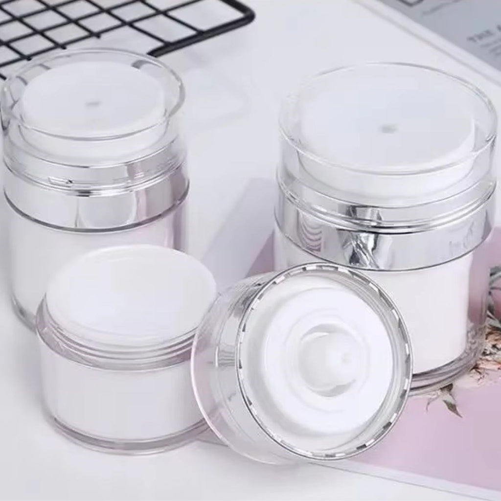 GENEL® Hava Pompalı Doldurulabilir Vakumlu Krem,Fondoten Sıvı Kozmetik Ürün Şişesi