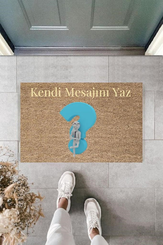 Dijital Baskı Kişiye Özel İç Kapı Dekorasyon Paspas  PS11236 - UcuzaGeliyor