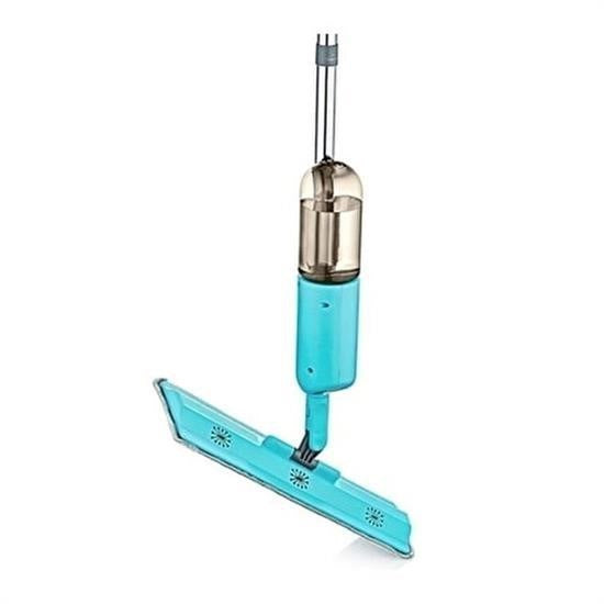 GENEL® Döner Başlıklı Spreyli Mop Parke Ahşap Fayans Temizleyici Su Hazneli Sihirli Paspas - UcuzaGeliyor