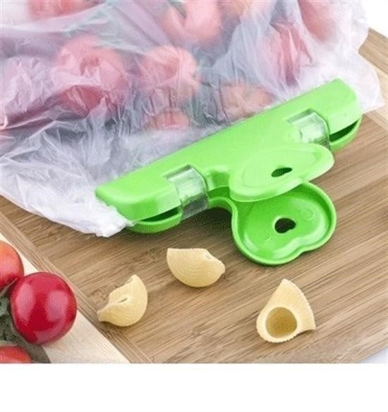 GENEL® 2li Pratik Torba Paket Ve Poşet Kapatıcı Kilitli Klips Mandal