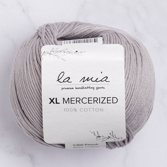 La Mia XL Mercerized Gri El Örgü İpi - 232 - 33774 - UcuzaGeliyor