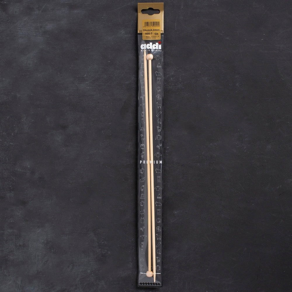 Addi Bambus 4mm 35cm Bambu Örgü Şişi - 500-7 - UcuzaGeliyor