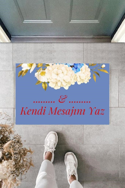 Dijital Baskı Kişiye Özel İç Kapı Dekorasyon Paspas  PS11291 - UcuzaGeliyor