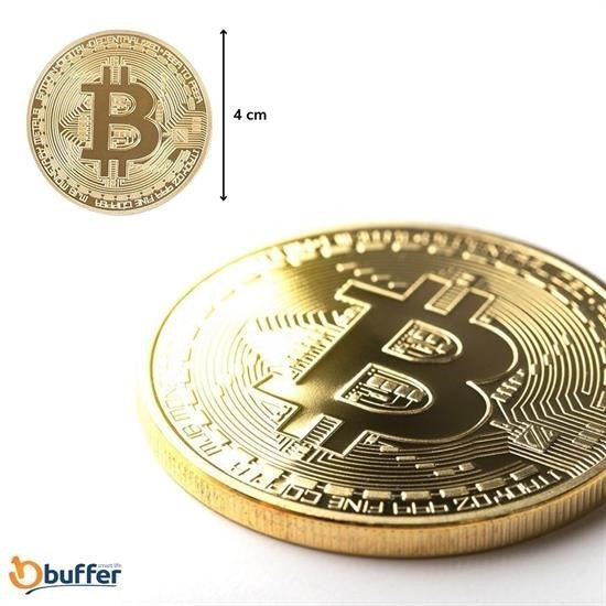 GENEL® Bitcoin Madeni Hatıra Parası Madeni Bitcoin Hediye Sikke Para