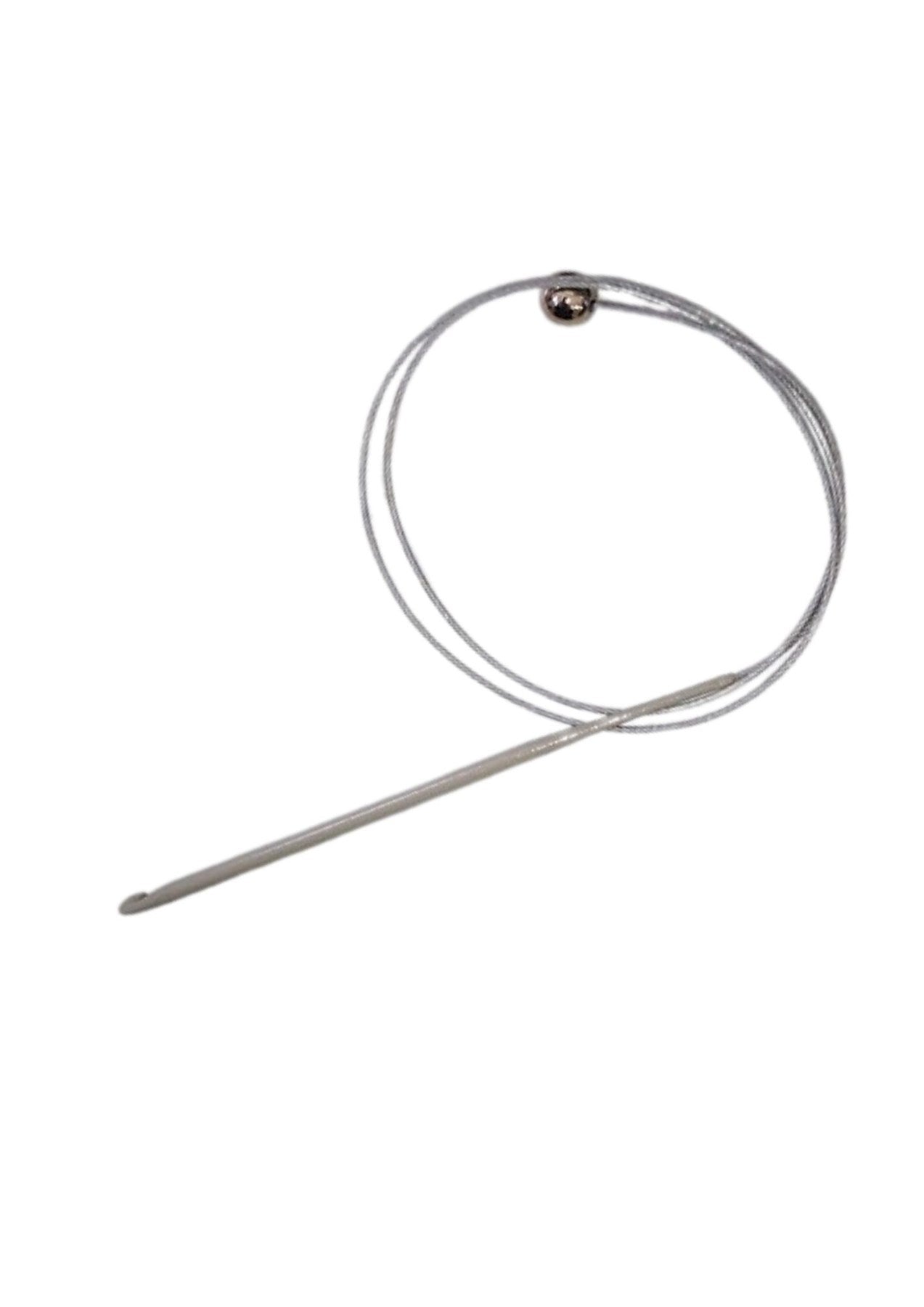 Misinalı Çelik Stoplu Tığ Şiş 6 Numara 60 cm