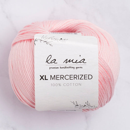 La Mia XL Mercerized Pembe El Örgü İpi - 4 - 33760 - UcuzaGeliyor