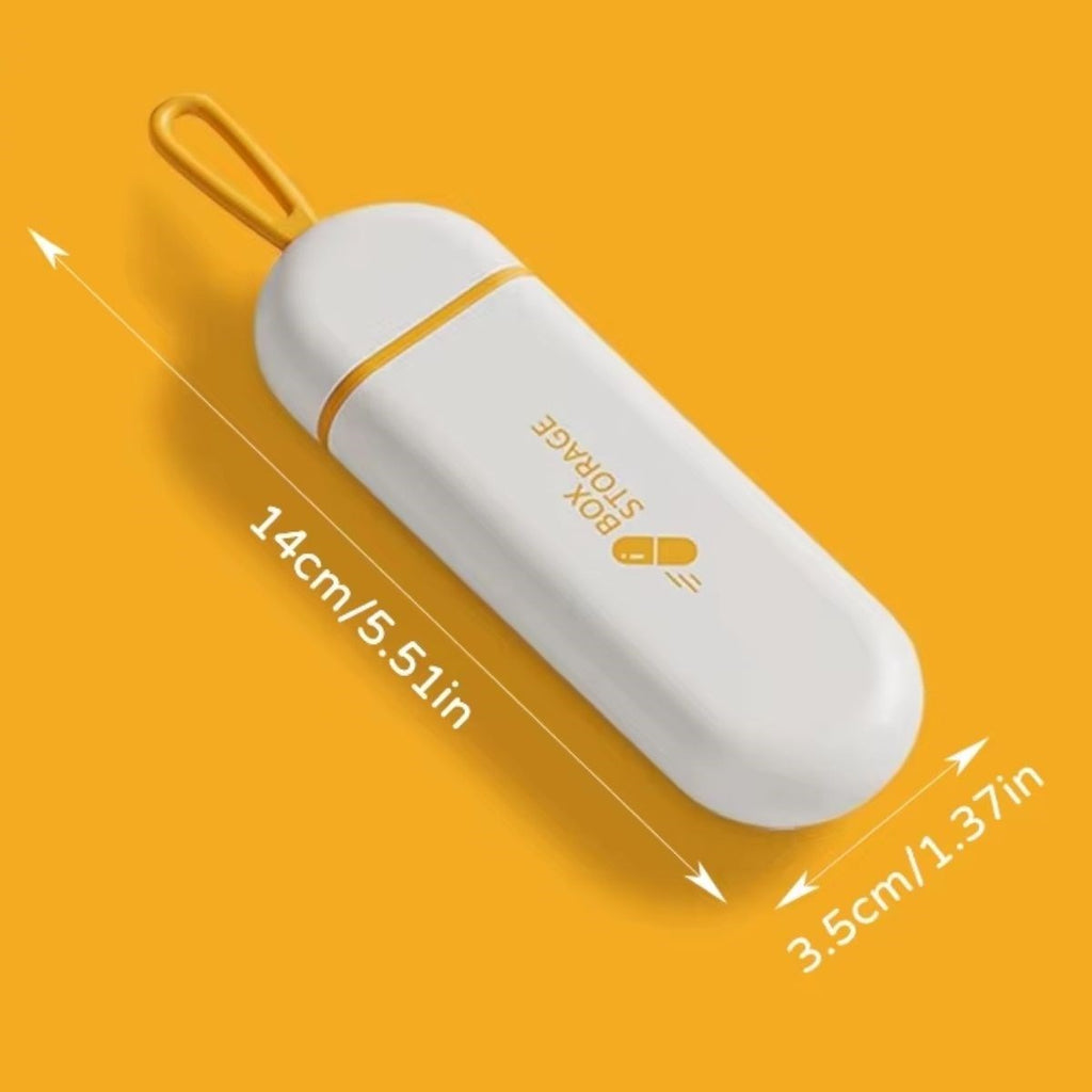 GENEL® 3 Bölmeli Taşınabilir Seyahat Tipi Hap Saklama Kutusu İlaç Saklama Kutusu